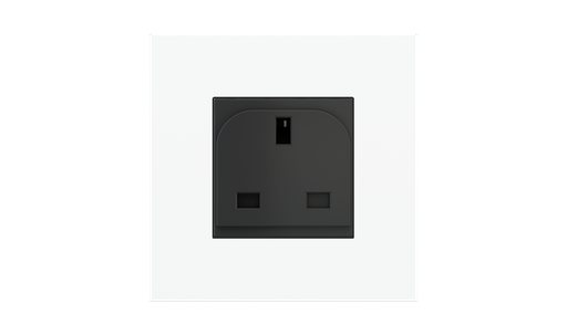 [EK-PQA-P-LAA] Square magnetic plate (45x45 mm window) Proxima series Metal Warm White