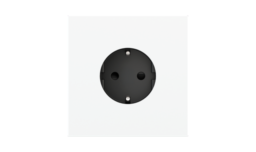 [EK-PQA-T-GBO] Square magnetic plate for Schuko, French, Israeli power socket Proxima series Metal Antique Brass