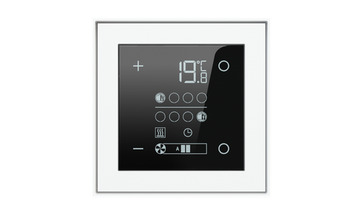[EK-PQS-GBC] Square Plate 71 (Form/Flank/NF) (80x80) 1 window (60x60) Metal Brass 26