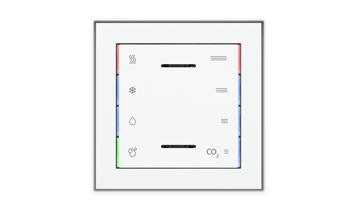 [EK-T1Q-GBR-ET2-L] kit 1 rocker 71 serie Square ET2 (60X60) Metal Nickel
