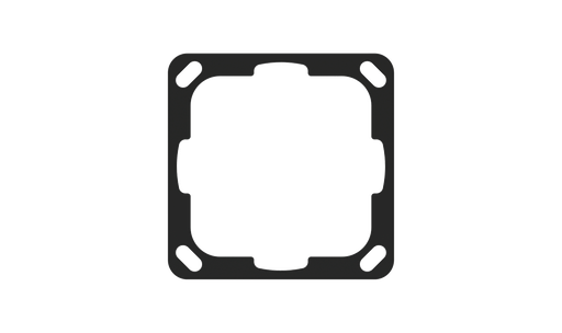 [EK-TFC-1] Square mounting support for devices not supplied by Ekinex
