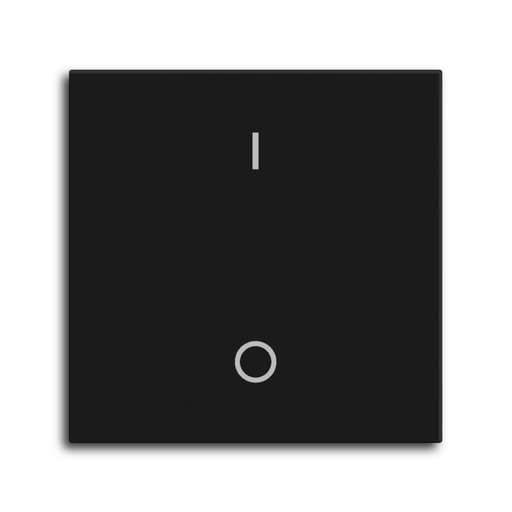 [MDT-TAL-55BW1B06.02] Bascule MDT pour bouton-poussoir Light 55 Basic, 1 p. KNX, noir mat, commutation