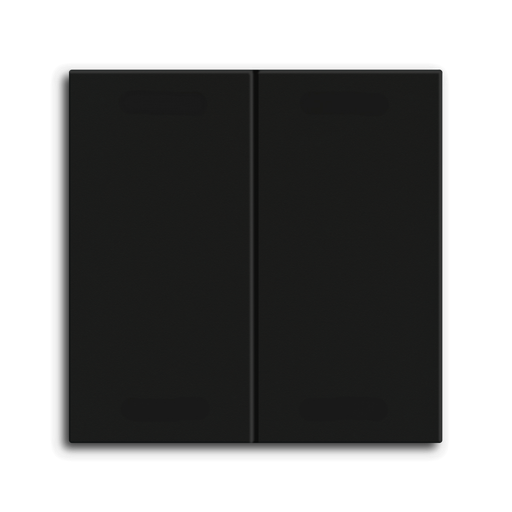 [MDT-TAL-55BW2006.02] Bascule MDT pour bouton-poussoir Light 55 Basic, 2p KNX, noir mat