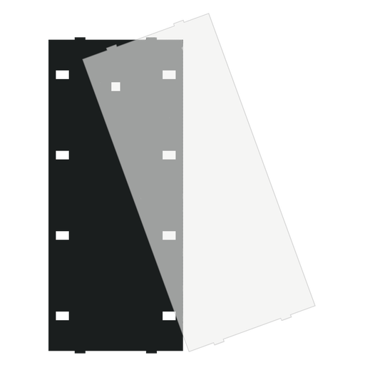 [MDT-ZSFA55P8S] Cache MDT pour étiquette pour BE-TA55x8.x2, noir