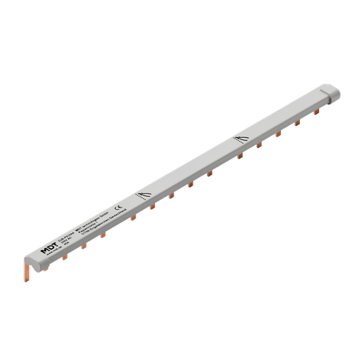 [MDT-ZUB-PS15A5] Barre de phase MDT avec 15 bornes, 6 mm², UE 10 pièces