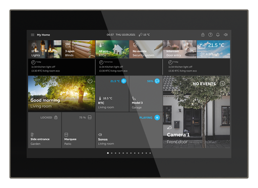 [ABB-A181946] Ecran tactile IPS KNX 10' Noir/Graphite, free@home, interphone bifilaire, Wifi
