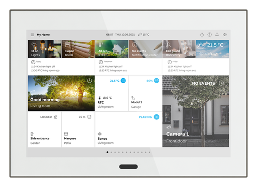 [ABB-A181945] Ecran tactile IPS KNX 10' Blanc/Graphite, free@home, interphone bifilaire,Wifi