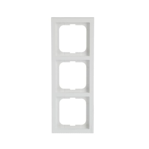 [ABB-BJE28268] Plaque de finition FUTUR LINEAR 3postes, finition Blanc Studio mat, format 63x63