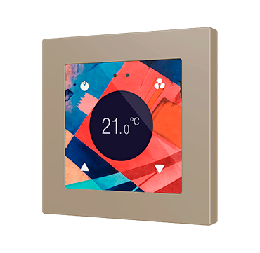 Flat RGB 55 Display. Interrupteur capacitif en verre avec écran - Personnalis