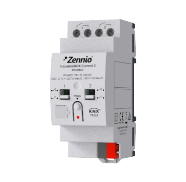 [ZEN-ZIOINBC2] IndustrialBOX Current 2. Actionneur industriel avec 2 sorties (20 A - 200 µF)...