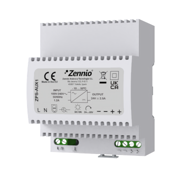 [ZEN-ZPSAUX1] Source d'alimentation 24-28VDC 60W (out)/ 110-230VAC (in)